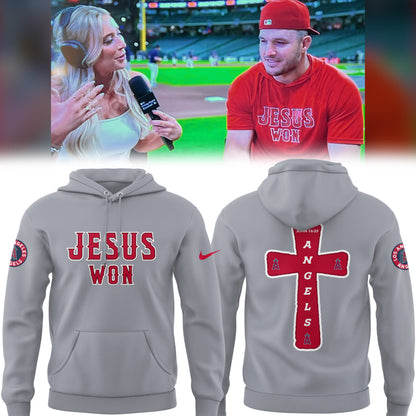 Limited Edition Jesus Won ✝️⚾ Hoodie