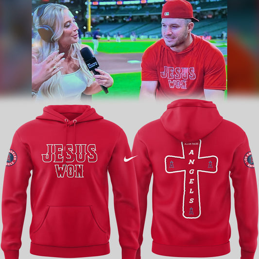 Limited Edition Jesus Won ✝️⚾ Hoodie