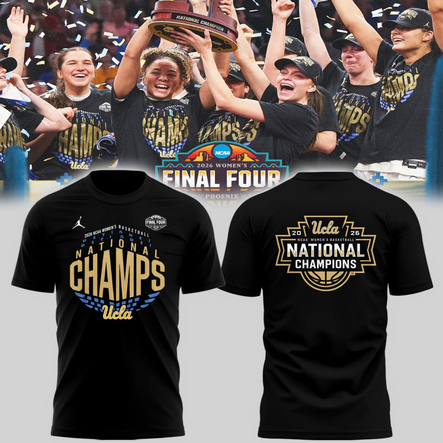 UCLA 🏀 𝐍𝐀𝐓𝐈𝐎𝐍𝐀𝐋 𝐂𝐇𝐀𝐌𝐏𝐈𝐎𝐍𝐒 TShirt