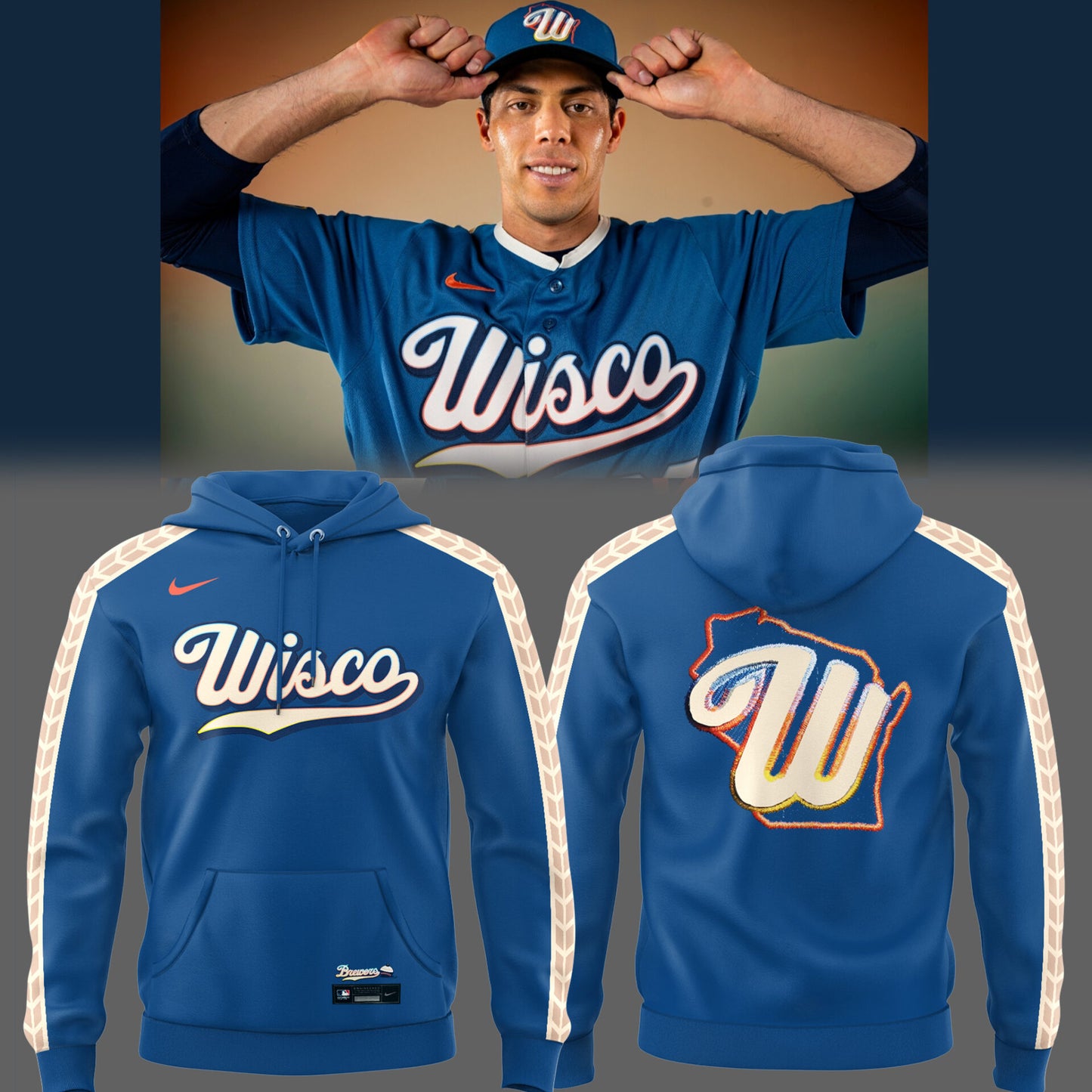 Brewers ⚾🧀City Connect Hoodie