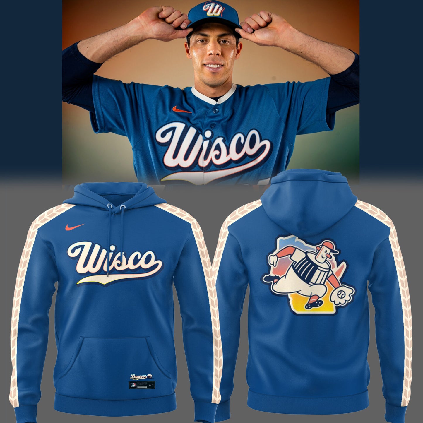 Brewers ⚾🧀City Connect Hoodie