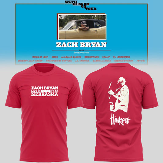 Limited Edition “With Heaven On Tour 2026.” at Memorial Stadium Shirt-PU26042503
