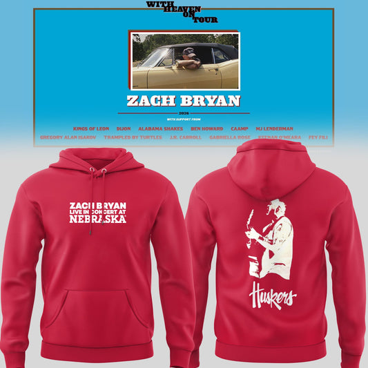 Limited Edition “With Heaven On Tour 2026.” at Memorial Stadium Hoodie-PU26042504