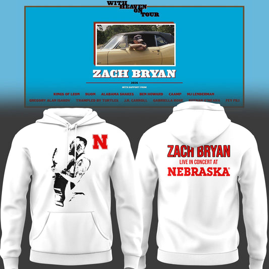 Limited Edition “With Heaven On Tour 2026.” at Memorial Stadium Hoodie-PU26042506