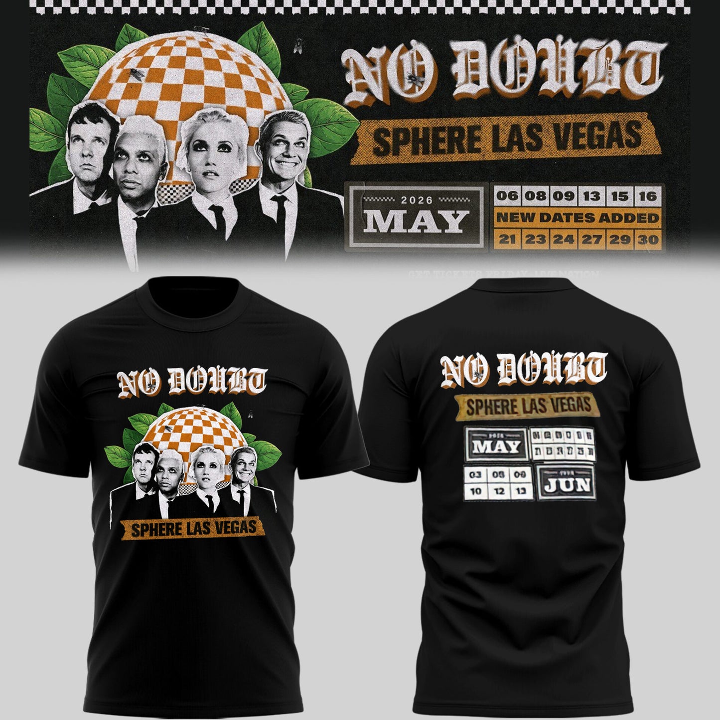 Limited Edition N. Doubt Live at Sphere 2026 Shirt