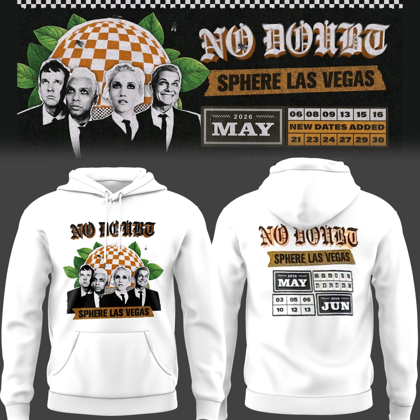 Limited Edition N. Doubt Live at Sphere 2026 Hoodie