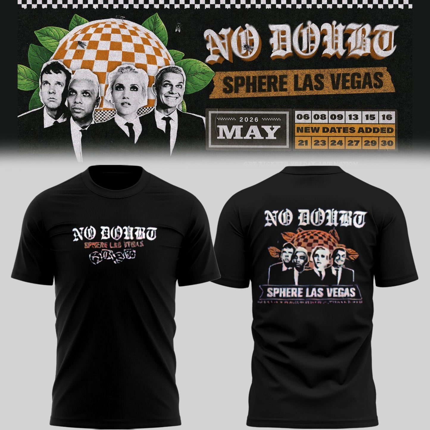Limited Edition N. Doubt Live at Sphere 2026 Shirt