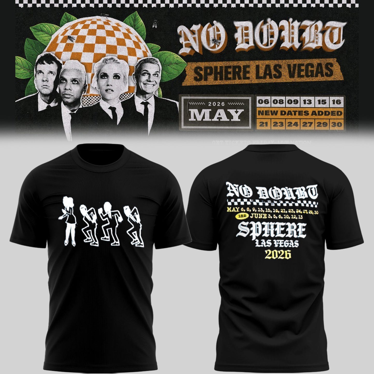 Limited Edition N. Doubt Live at Sphere 2026 Shirt