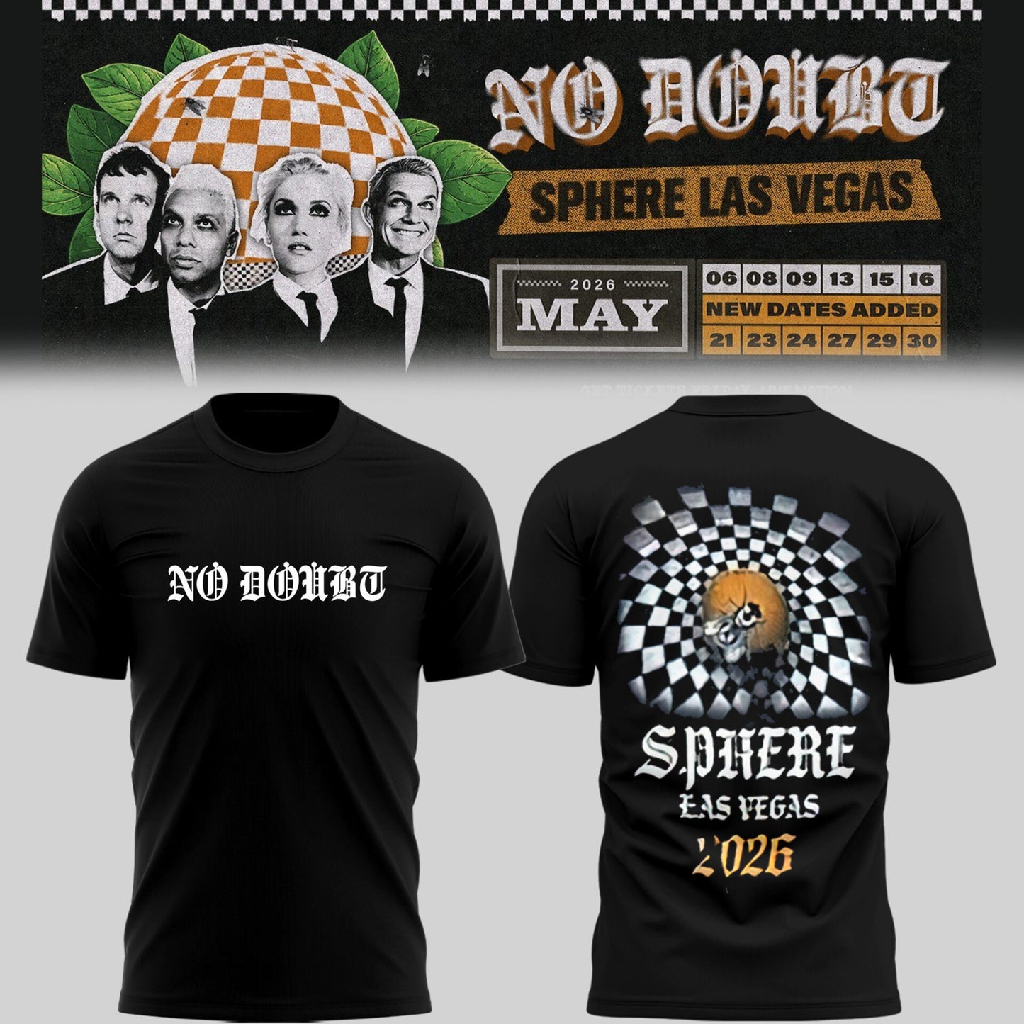 Limited Edition N. Doubt Live at Sphere 2026 Shirt