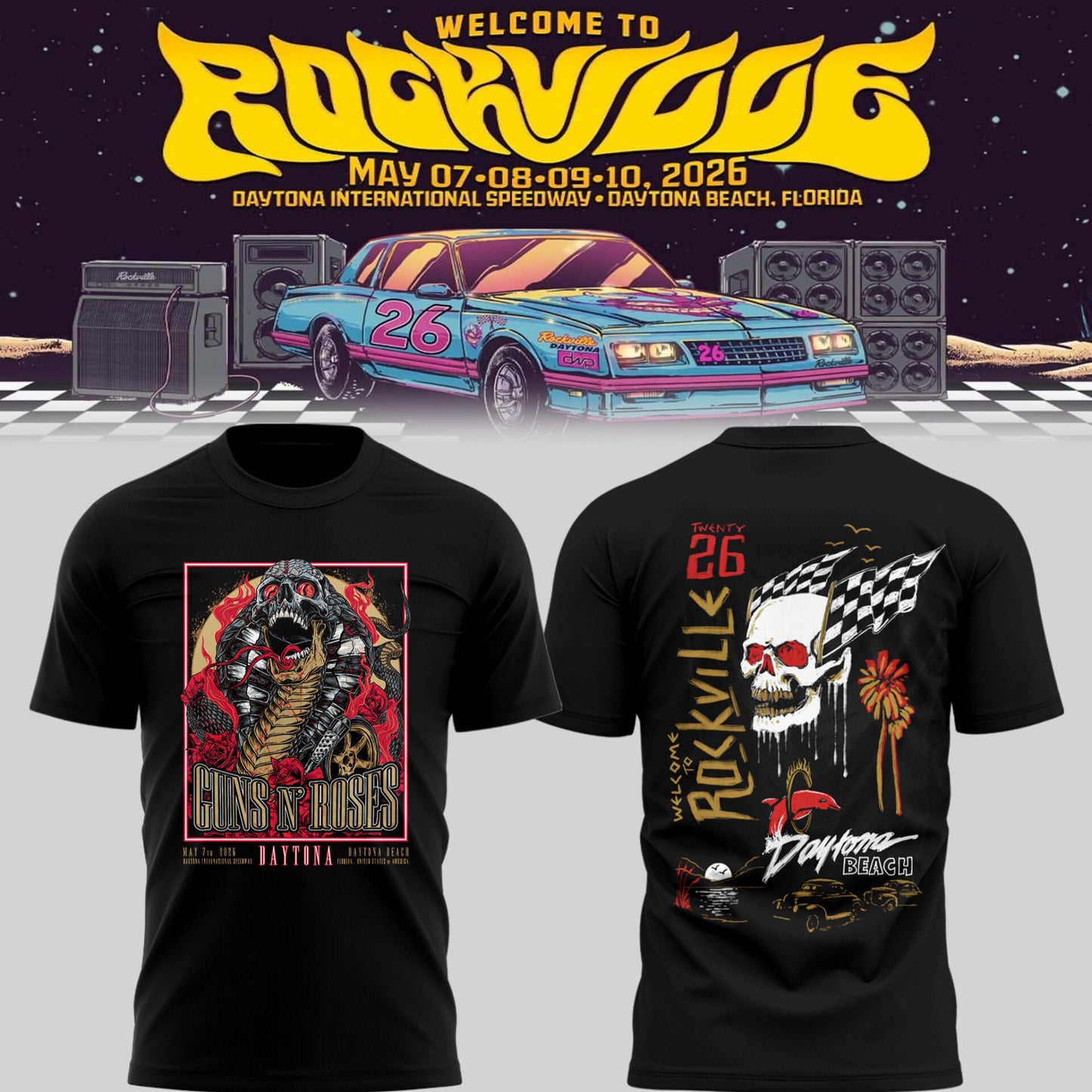 GnR 🎵 Welcome to Rockville, FL TShirt