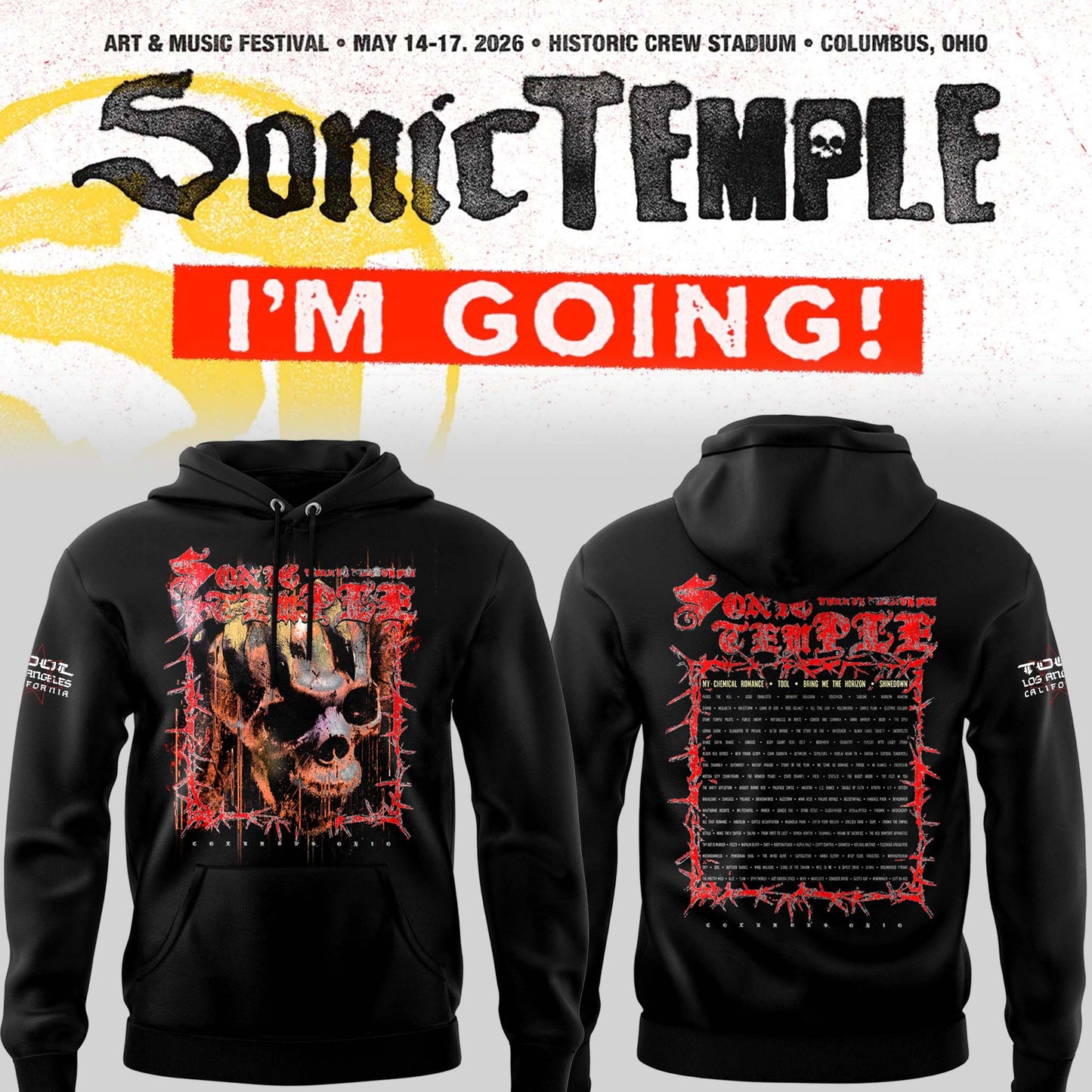 Limited Edition Sonic Temple Festival 2026 Hoodie
