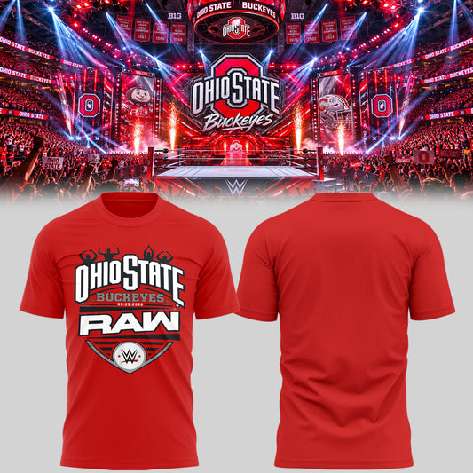 Limited Edition W.W.E Monday Night RAW At Schottenstein Center, Ohio Shirt
