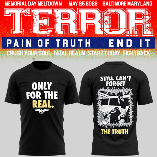 TERROR 🎵 MEMORIAL MELTDOWN in Baltimore 05/25/26 TShirt