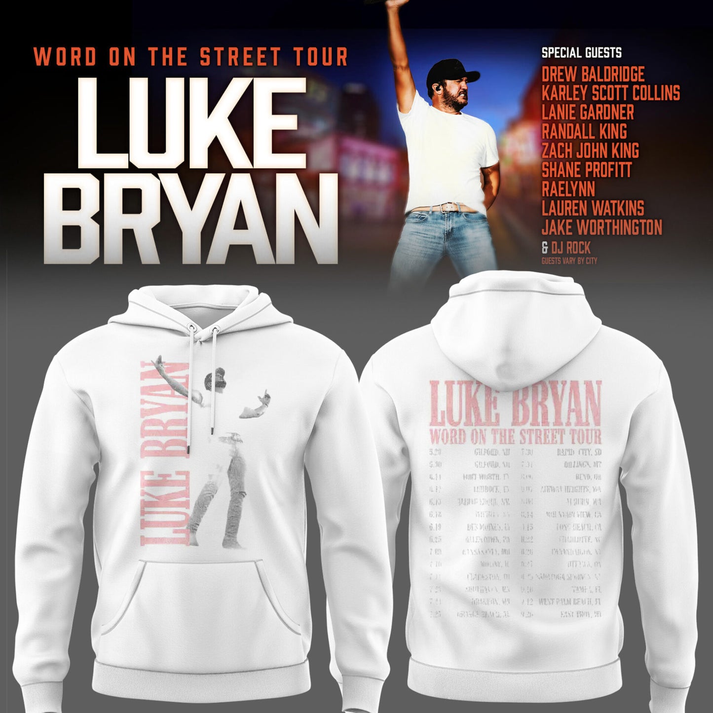 LB “Word On The Street Tour” 🎤🤠 Hoodie