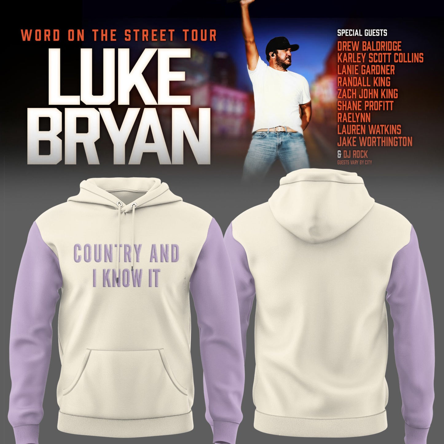 LB “Word On The Street Tour” 🎤🤠 Hoodie