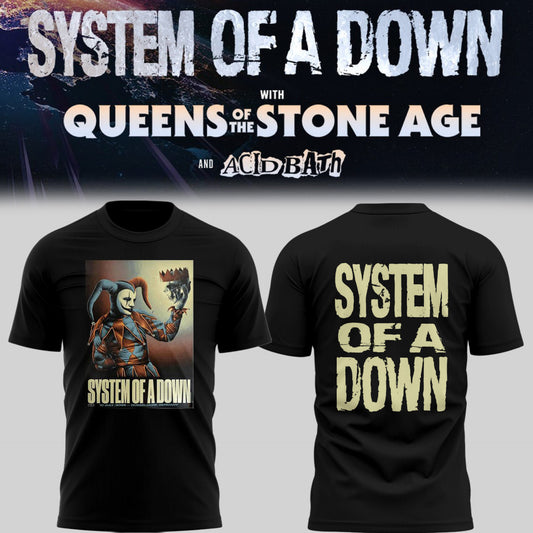 Limited Edition SOAD UK & Europe Stadium Tour 2026 T-Shirt