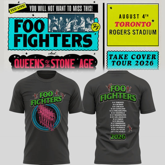 FF 🎸🎤 “Take Cover Tour 2026” TShirt