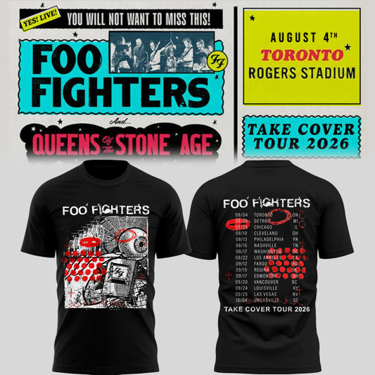 FF 🎸🎤 “Take Cover Tour 2026” TShirt