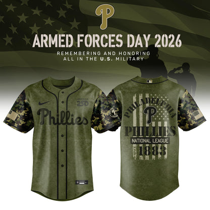 ALL TEAM Armed Forces Day Appreciation Night 2026 Edition Baseball Jersey