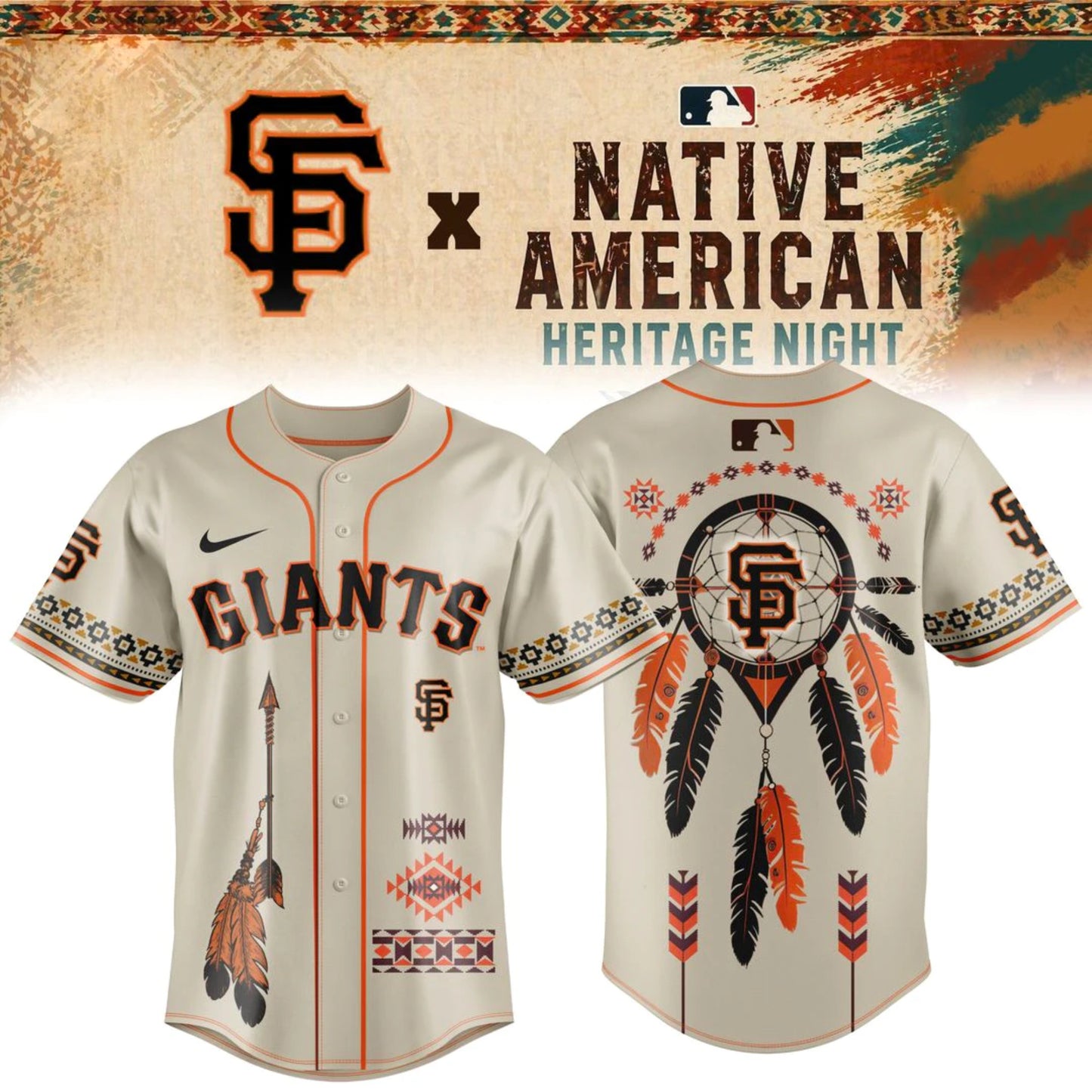 ALL TEAM x Native American Heritage Night 2026 Edition Baseball Jersey
