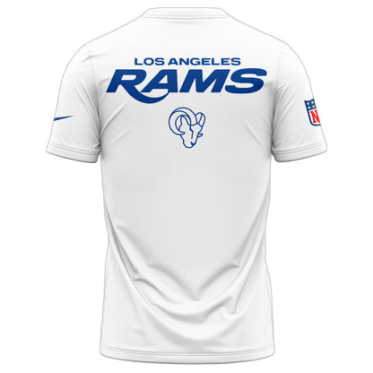 LAR Rams Classic Sol White Tee
