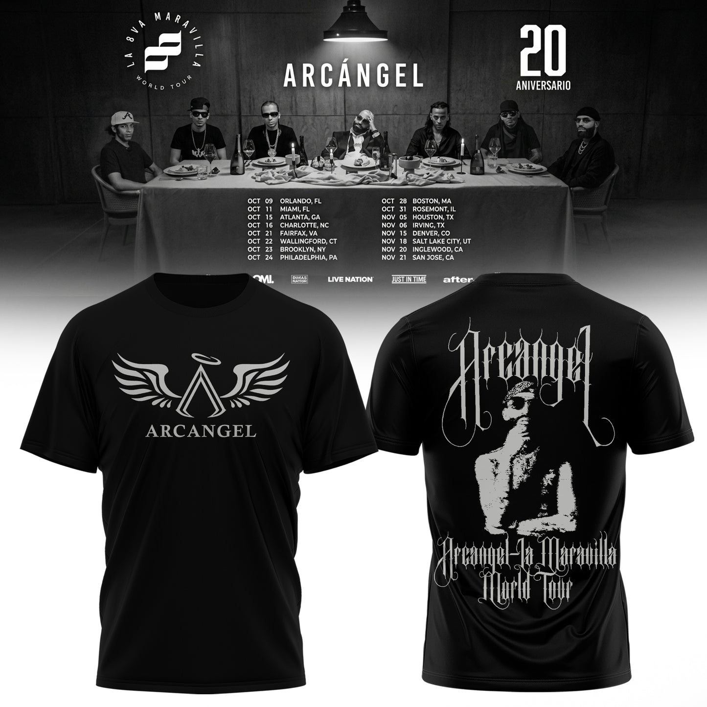 Arcángel La Maravilla World Tour 20 Aniversario