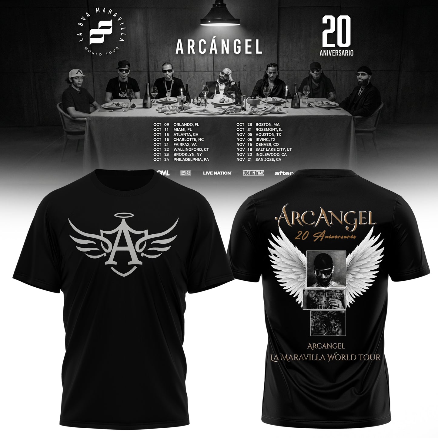 Arcángel La Maravilla World Tour 20 Aniversario