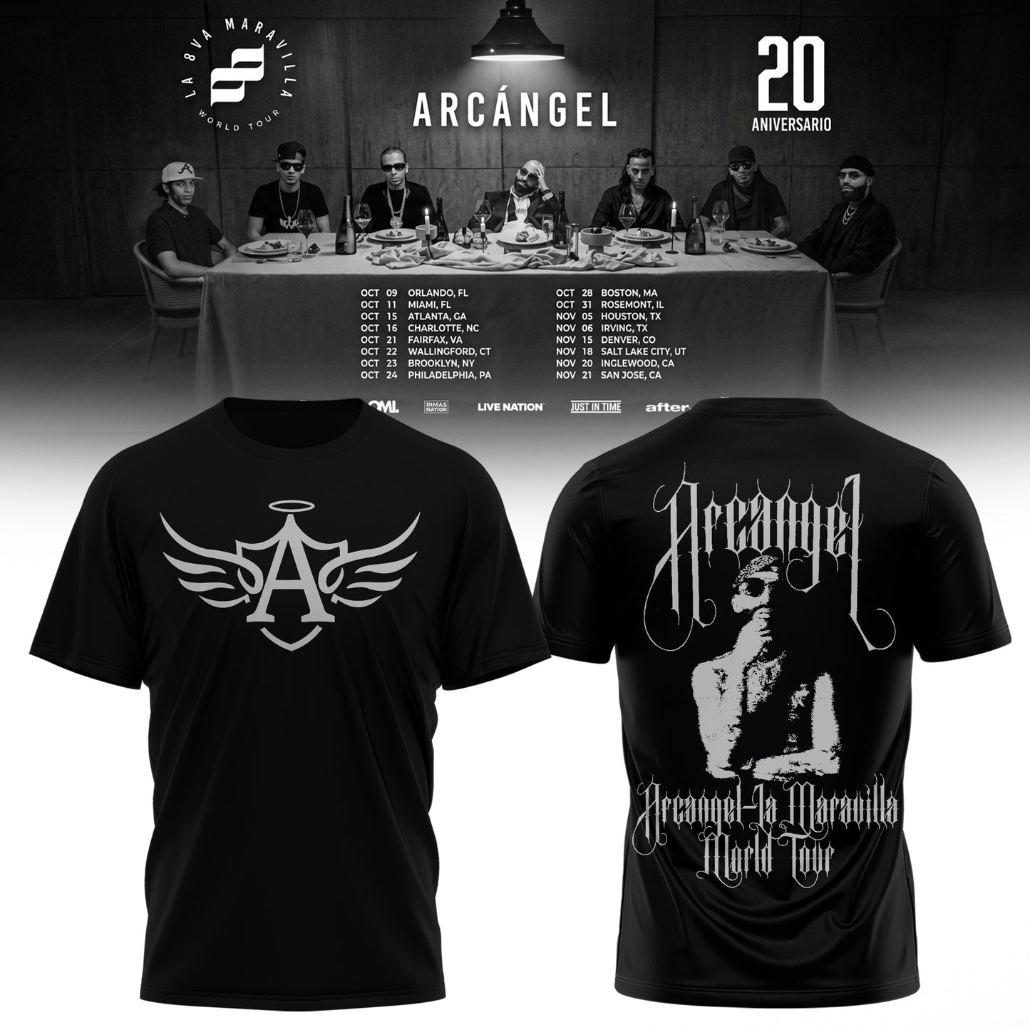 Arcángel La Maravilla World Tour 20 Aniversario