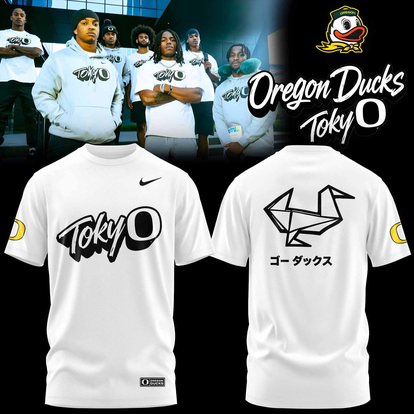 .Oregon Ducks Release Tokyo Inspired Clothing Collection