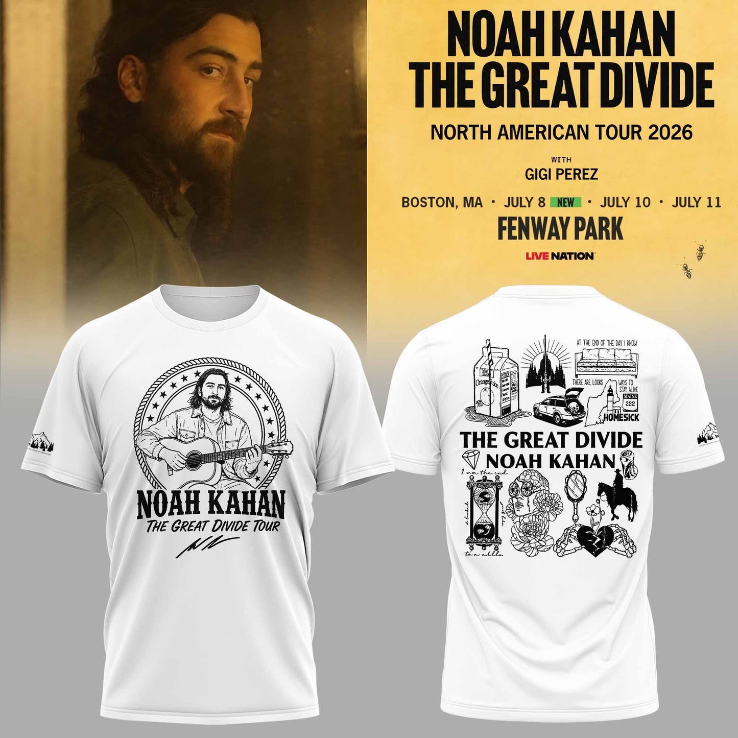 The Great Divide Tour 2026 Limited Tshirt