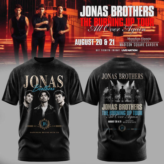 JONAS BROTHERS – THE BURNING UP TOUR TEE