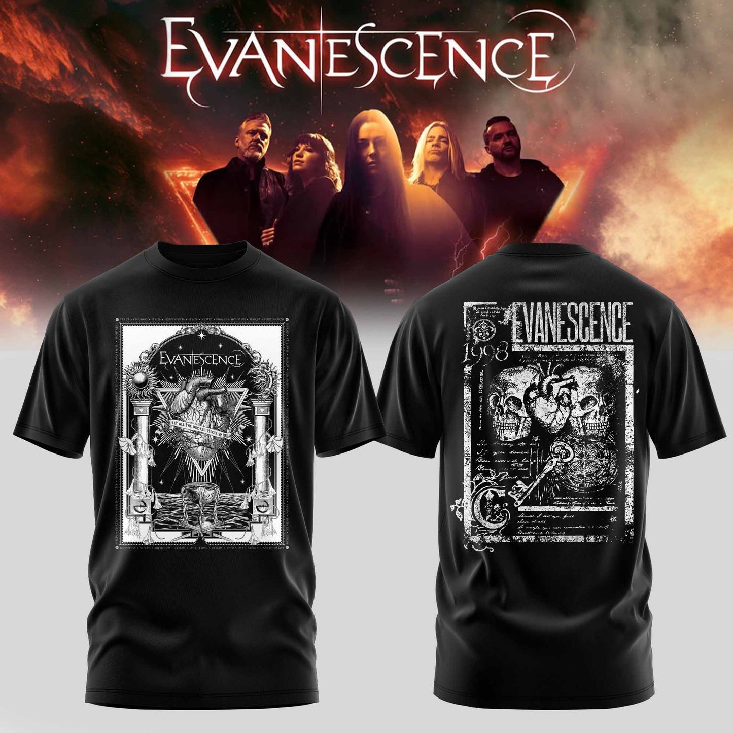 EVANESCENCE TOUR COLLECTION 2026 TEE