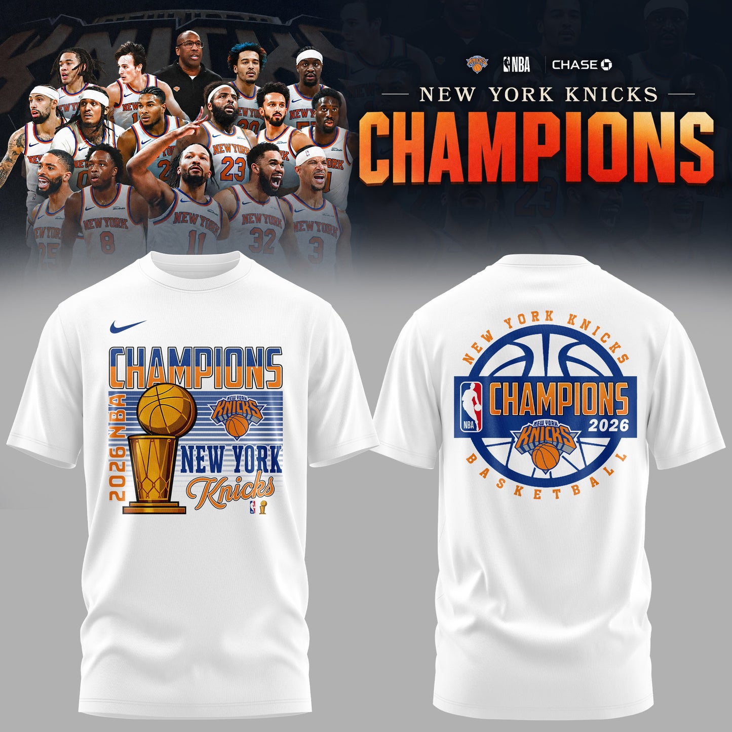 New York Knicks Eastern Conference Champions Edition 5 Tshirt