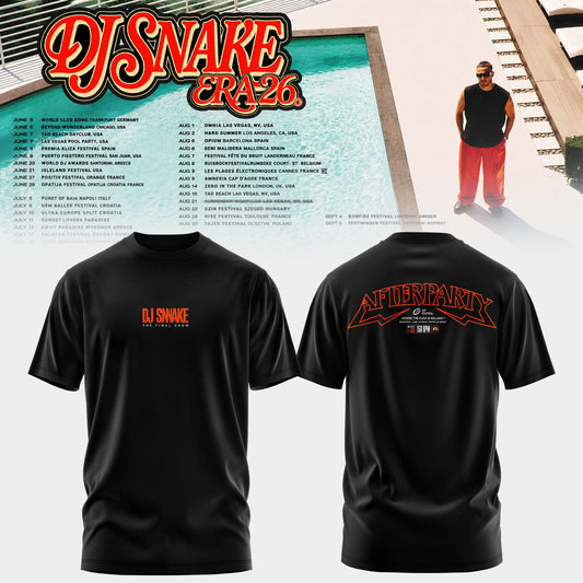 DJ Snake – Tour Era 2026 Limited Tshirt Edition Collection Is Here
