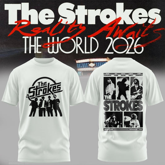 The Strokes – Reality Awaits Tour 2026 Edition Tee