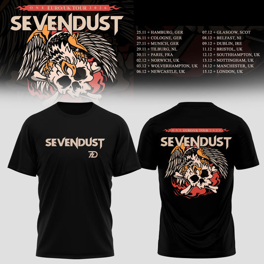 Sevendust 2026 Europe & UK Tour Limited T-shirt