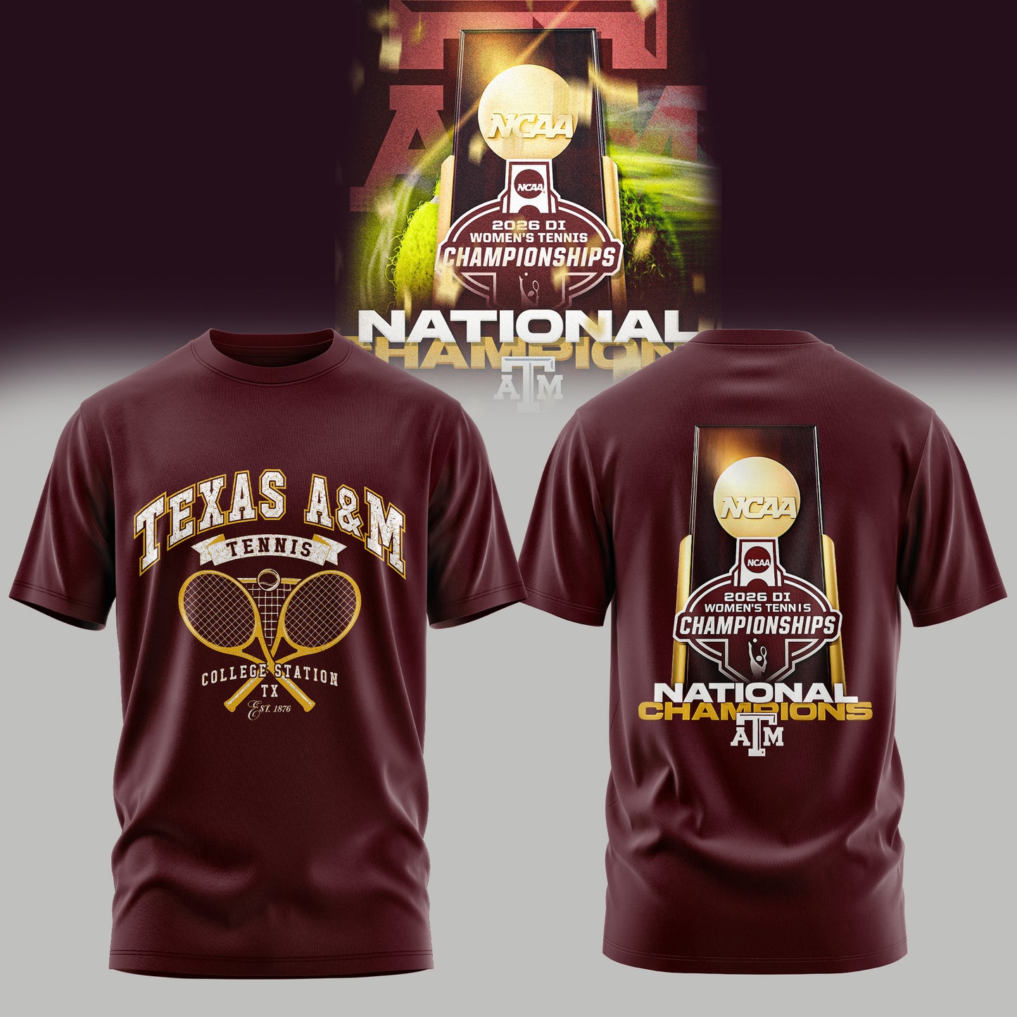 Women’s Tennis Championships – Texas A&M Aggies T-Shirt