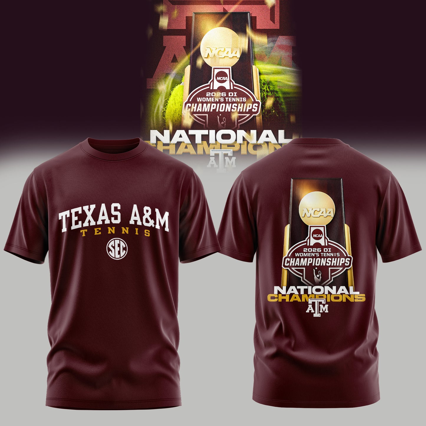 Women’s Tennis Championships – Texas A&M Aggies T-Shirt