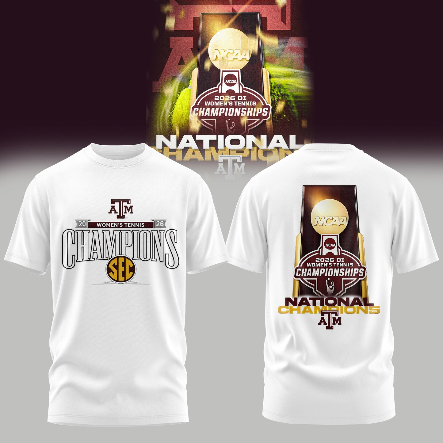Women’s Tennis Championships – Texas A&M Aggies T-Shirt