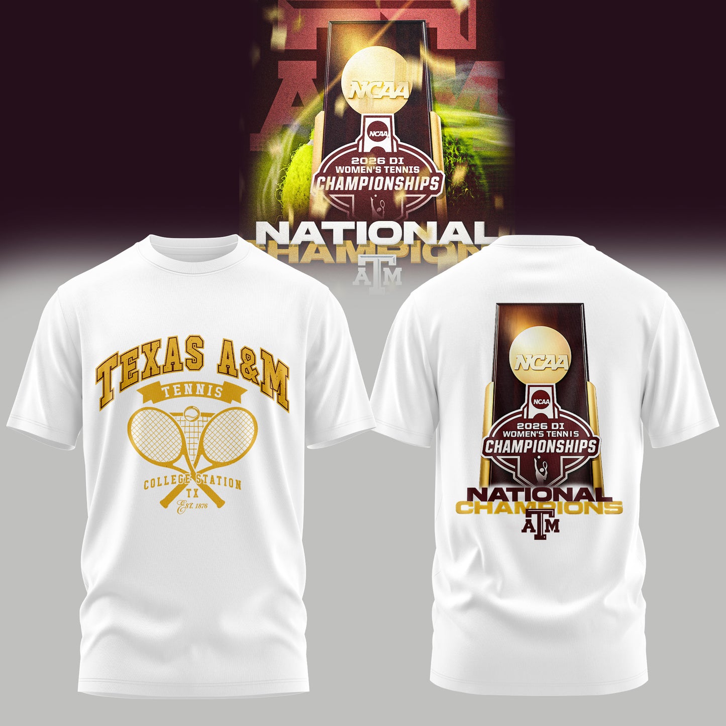 Women’s Tennis Championships – Texas A&M Aggies T-Shirt