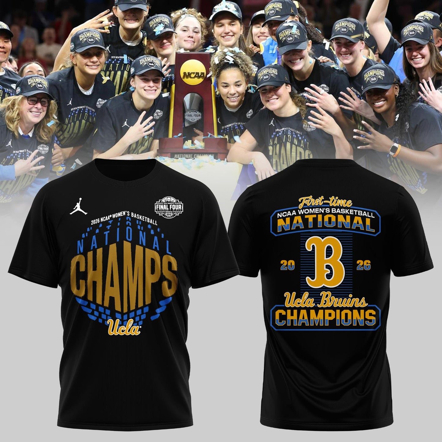 Limited Edition 2026 WBB National Champions 👑🏀 Champions Shirt