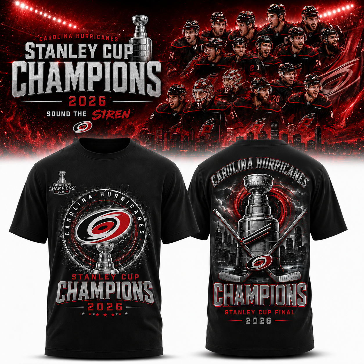 _Champions CANIACS 2026 Stanley Cup Edition Tee