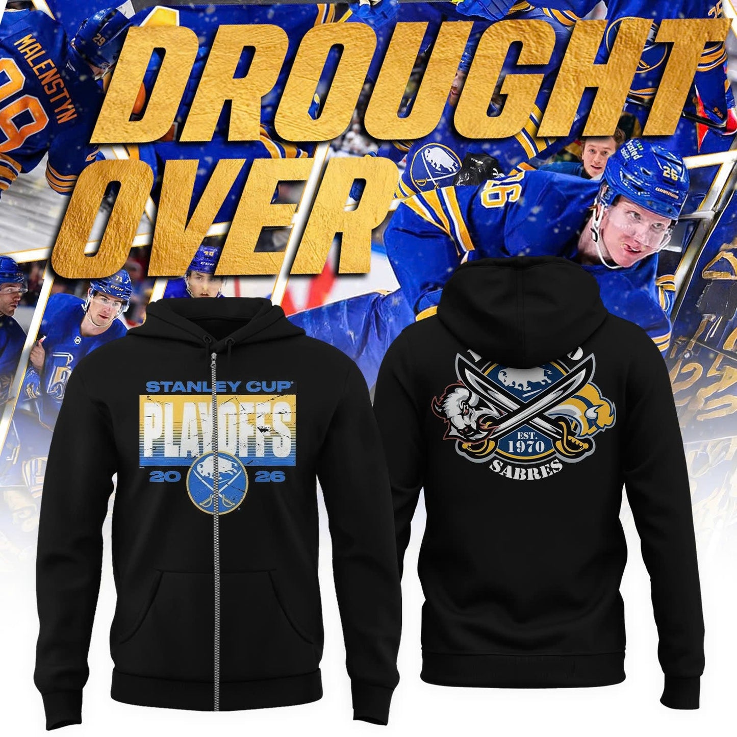Sabres Playoff Pursuit ZipHoodie