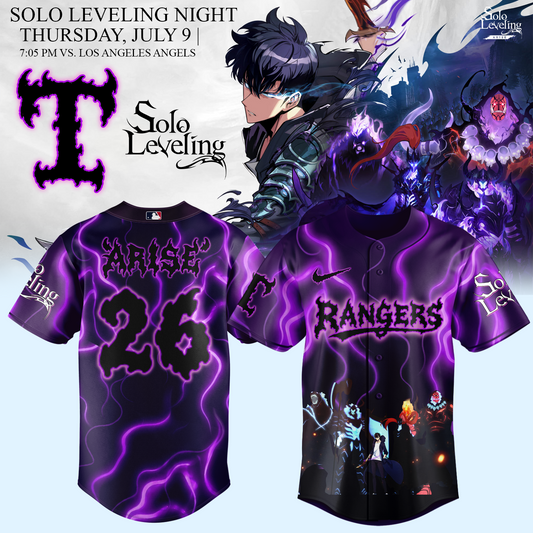 __.Texas Rangers x Solo Leveling Limited Jersey 4