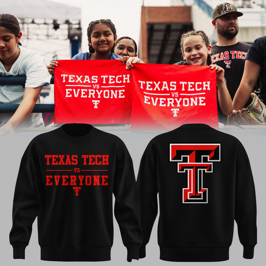 🔥 Texas Tech Special “Texas Tech Vs Everyone” Limited Edition Sweatshirt