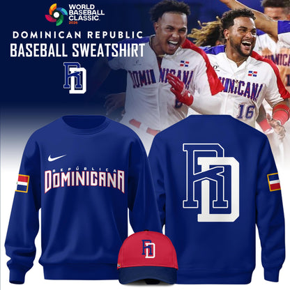 Dominican Republic Baseball 2026 World Baseball Classic Sweatshirt Limited Edition Navy Blue