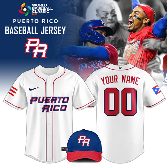 Puerto Rico Baseball 2026 World Baseball Classic Jersey Limited