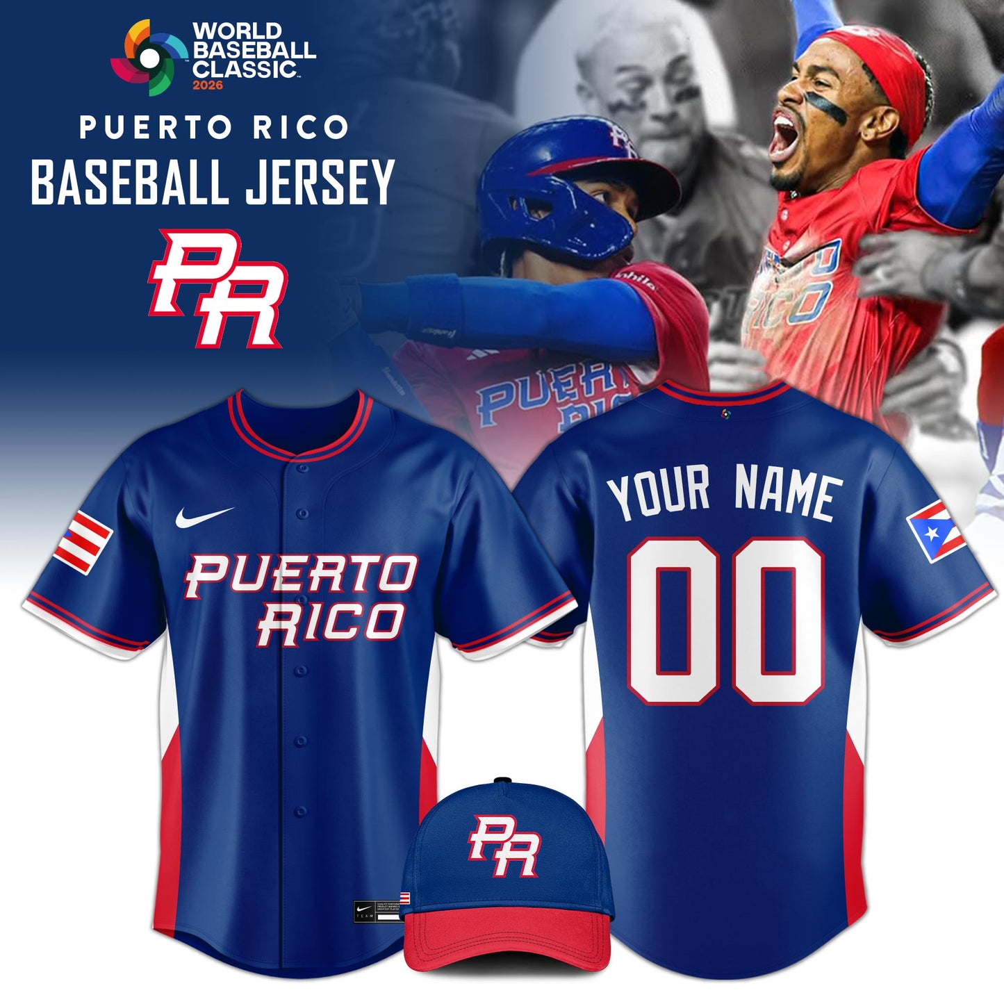 Puerto Rico Baseball 2026 World Baseball Classic Jersey Limited