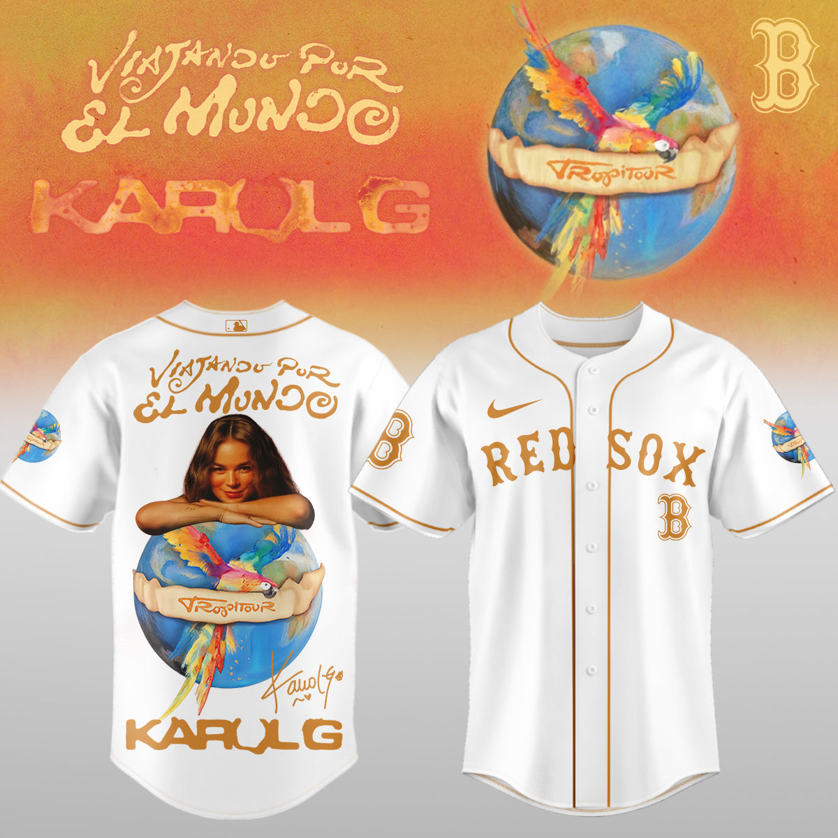 .Baseball x Karol G – Nos Vamos de Tour JERSEY(All Team)