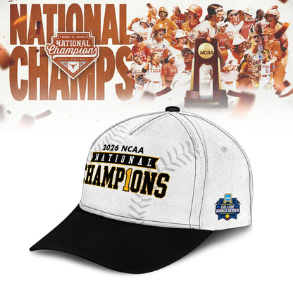 .2026 WCWS Back-To-Back National Champions Tshirt